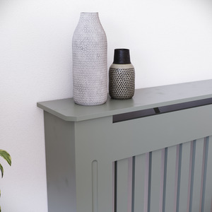 Grey / 152cm Chelsea Radiator Cover shot 8337556