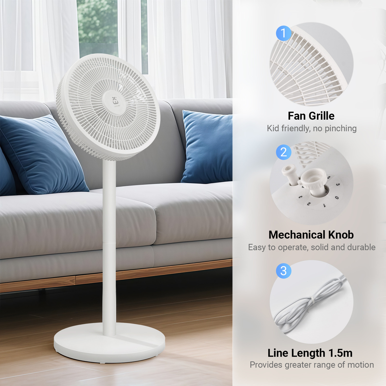 Minimalist Stand Fan