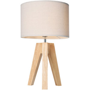 Devlin Wooden Tripod Table Lamp