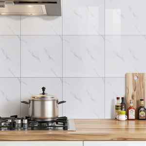 Lifeideas Set of 10 Marble Effect Wall Stickers 40*40cm