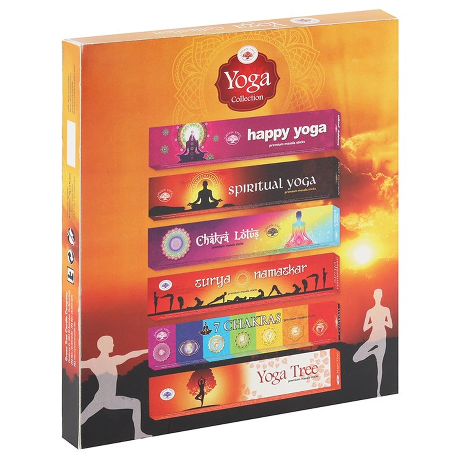 Green Tree Yoga Incense Gift Set - Yellow