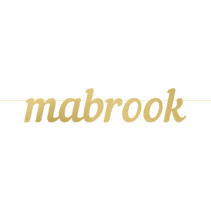 Mabrook Letter Banner G
