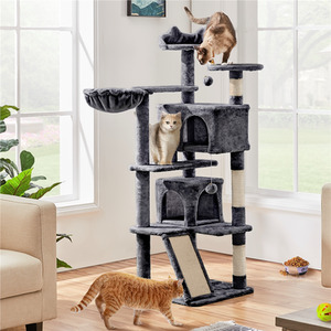 Yaheetech 146cm Plush Cat Tree