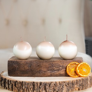 Sphere Candle Set of 3