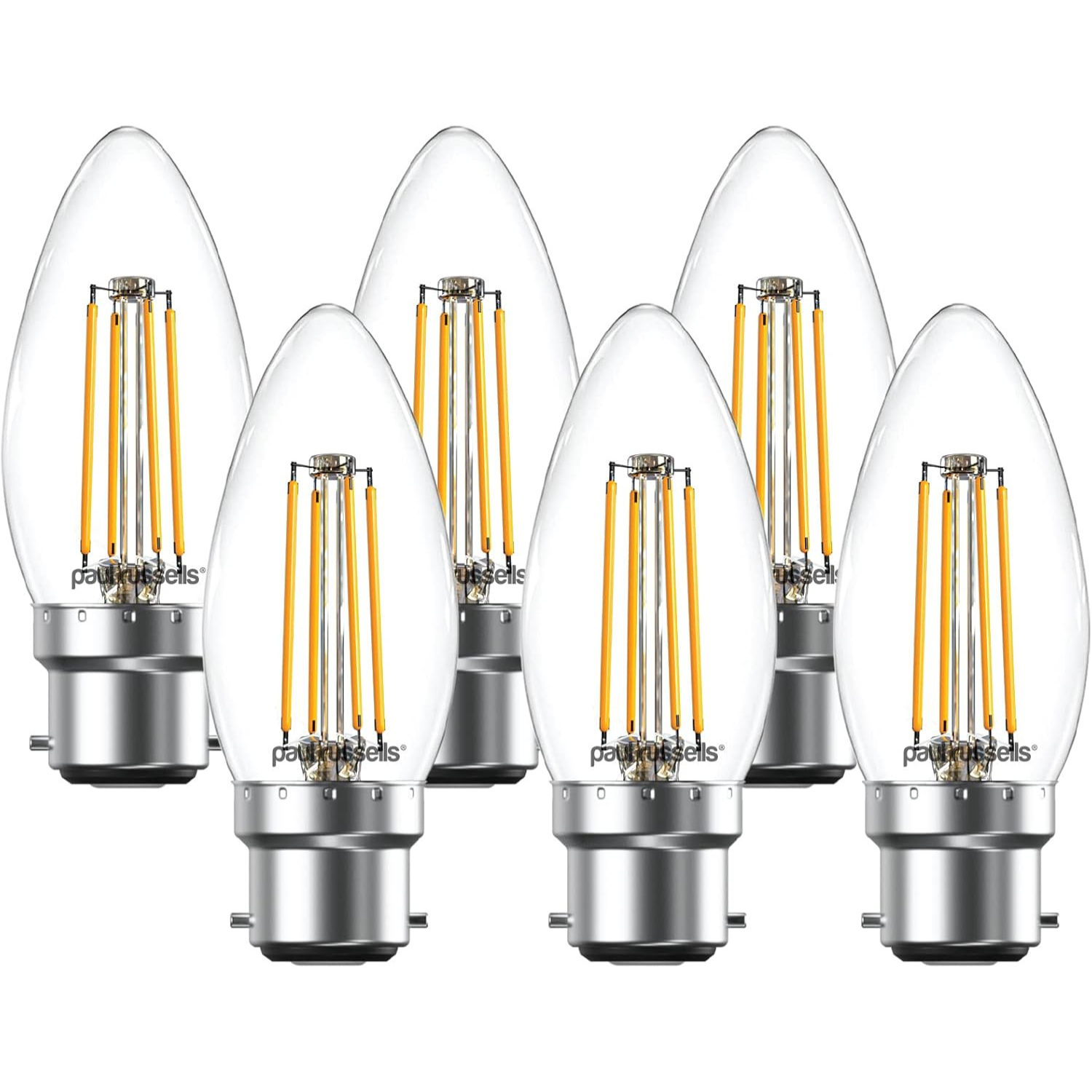 Image of 4.5W LED Filament, candle, B22, 470lm,&hellip;