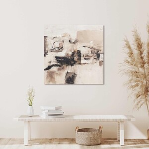Neutral Contemporary Canvas Art