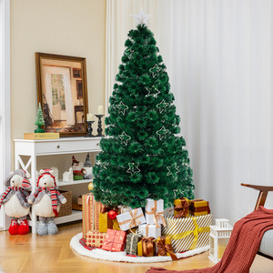 Pre-Lit Optical Fiber Christmas Tree