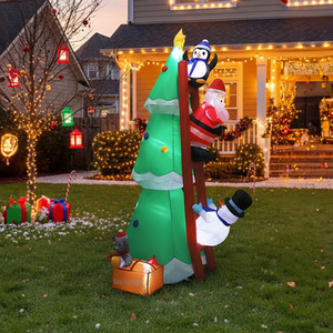 Lifeideas 6ft LED Inflatable Christmas Tree