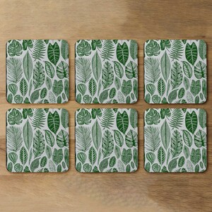 Leaves Mixed Designer Coaster