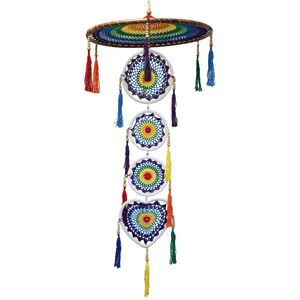 Extra Large Drama Dreancatcher Vivid Rainbow MultiColor