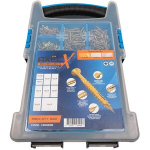 Axel High Performance Impact Assorted Screw Set - 650pcs