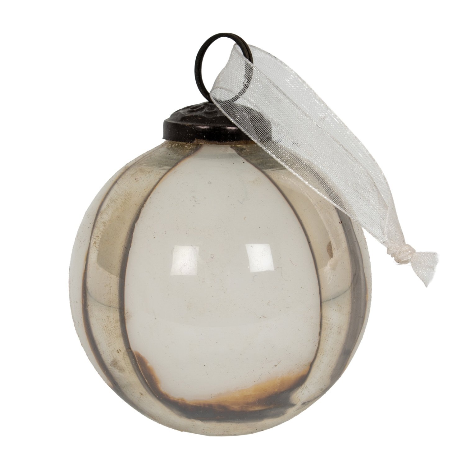 Image of Coffee Ombre Glass Baubles Set of&hellip;