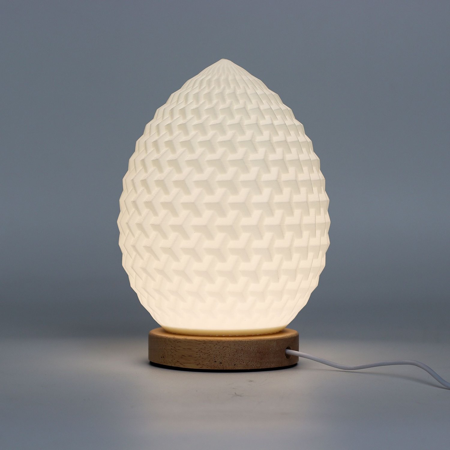 Image of Teardrop New Wave USB Lamp with&hellip;