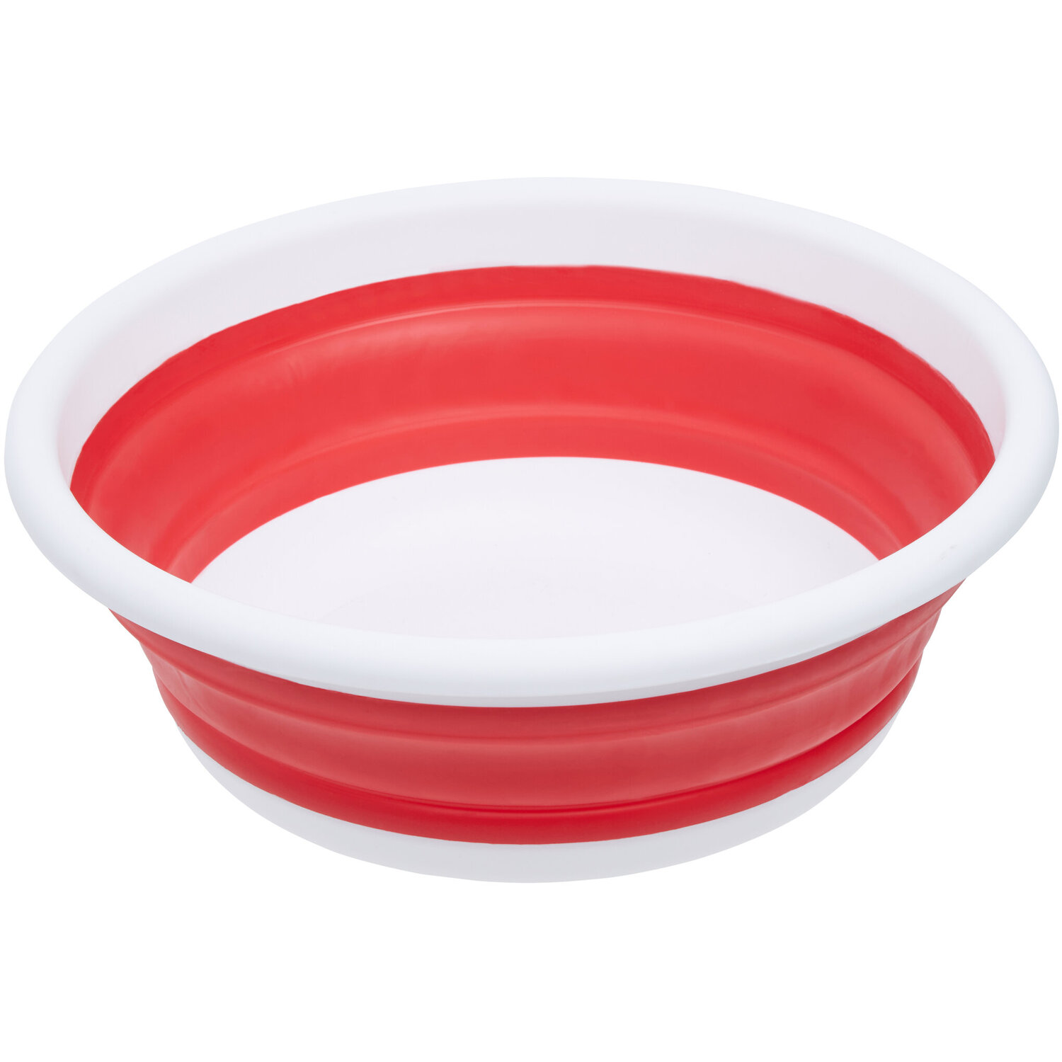 Averill Collapsible Washing Up Bowl in Red - Red