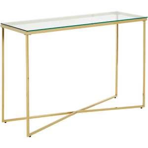 Allure Cross Base Console Table