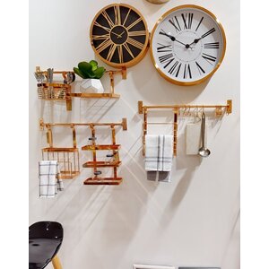 Sorello Rose Gold Hanging Storage Basket