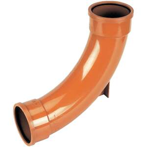 FloPlast Underground Drain 110mm 87.5' Rest Bend - D571