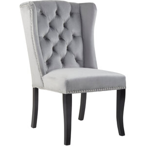 Kensington Townhouse Grey Velvet Dining Chair