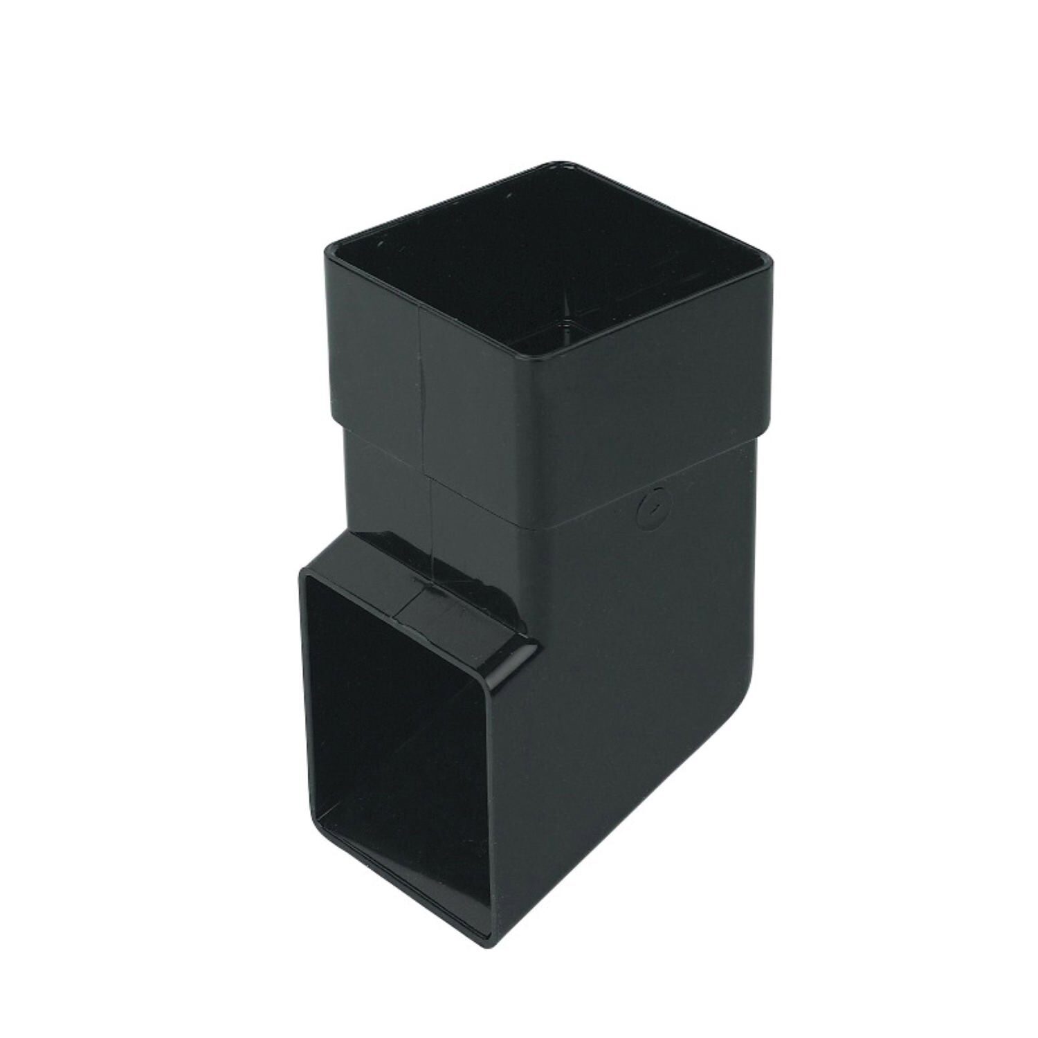 Floplast 65Mm Square Pipe Shoe Black - Grey