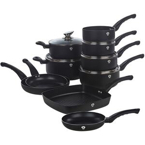 21-Piece Cookware Set - Matt Black