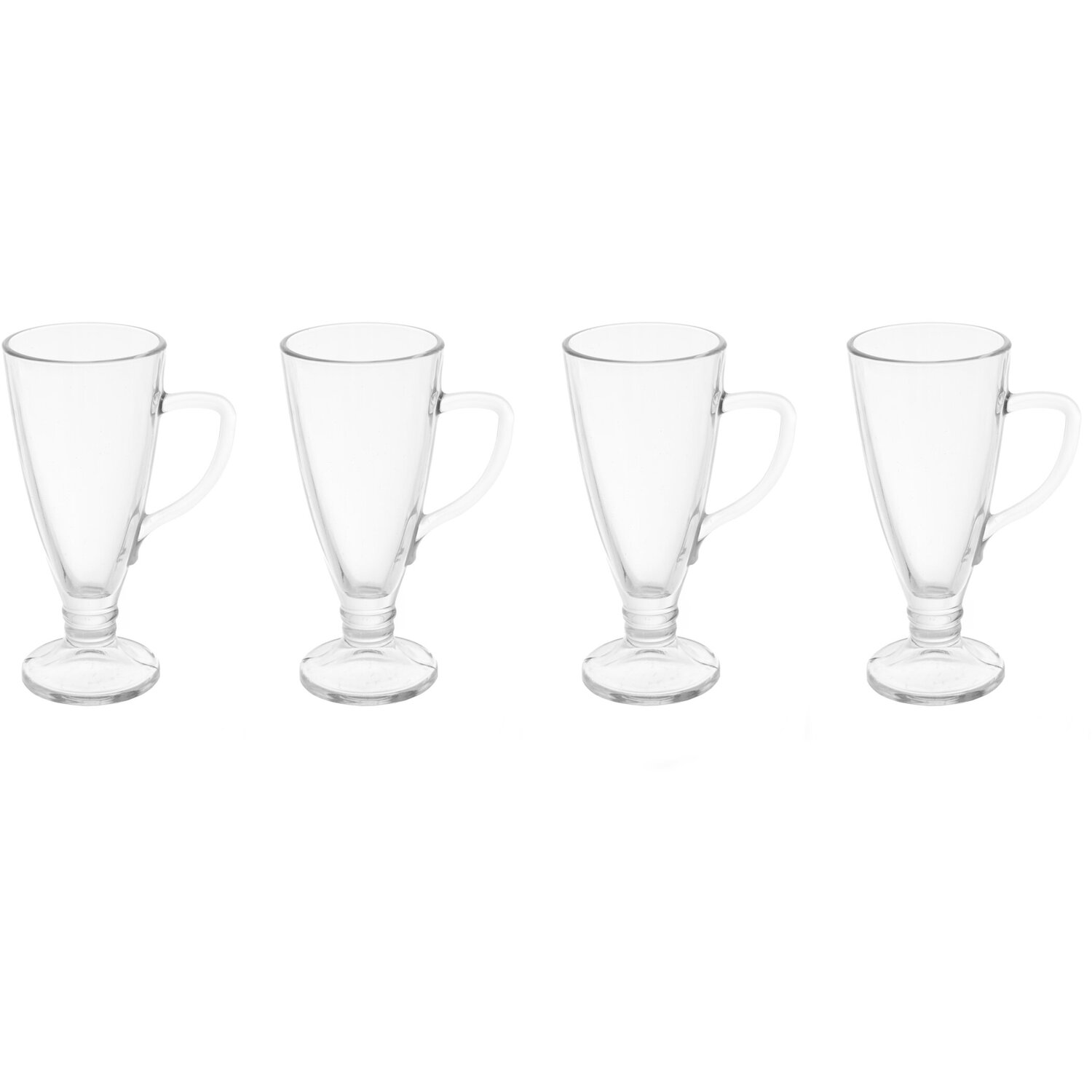 Torta Set Of Four Latte Glasses - Transparent