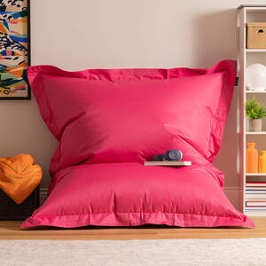 Bazaar Bag Pink Giant Indoor Outdoor Bean Bag Lounger