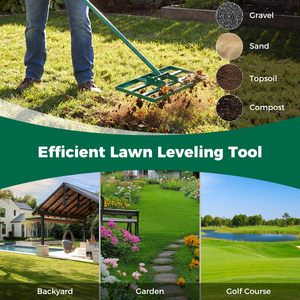 Heavy-Duty Metal Levelawn Tool