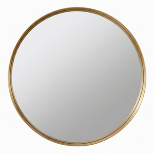 Deep Aluminium Frame Round Wall Mirror