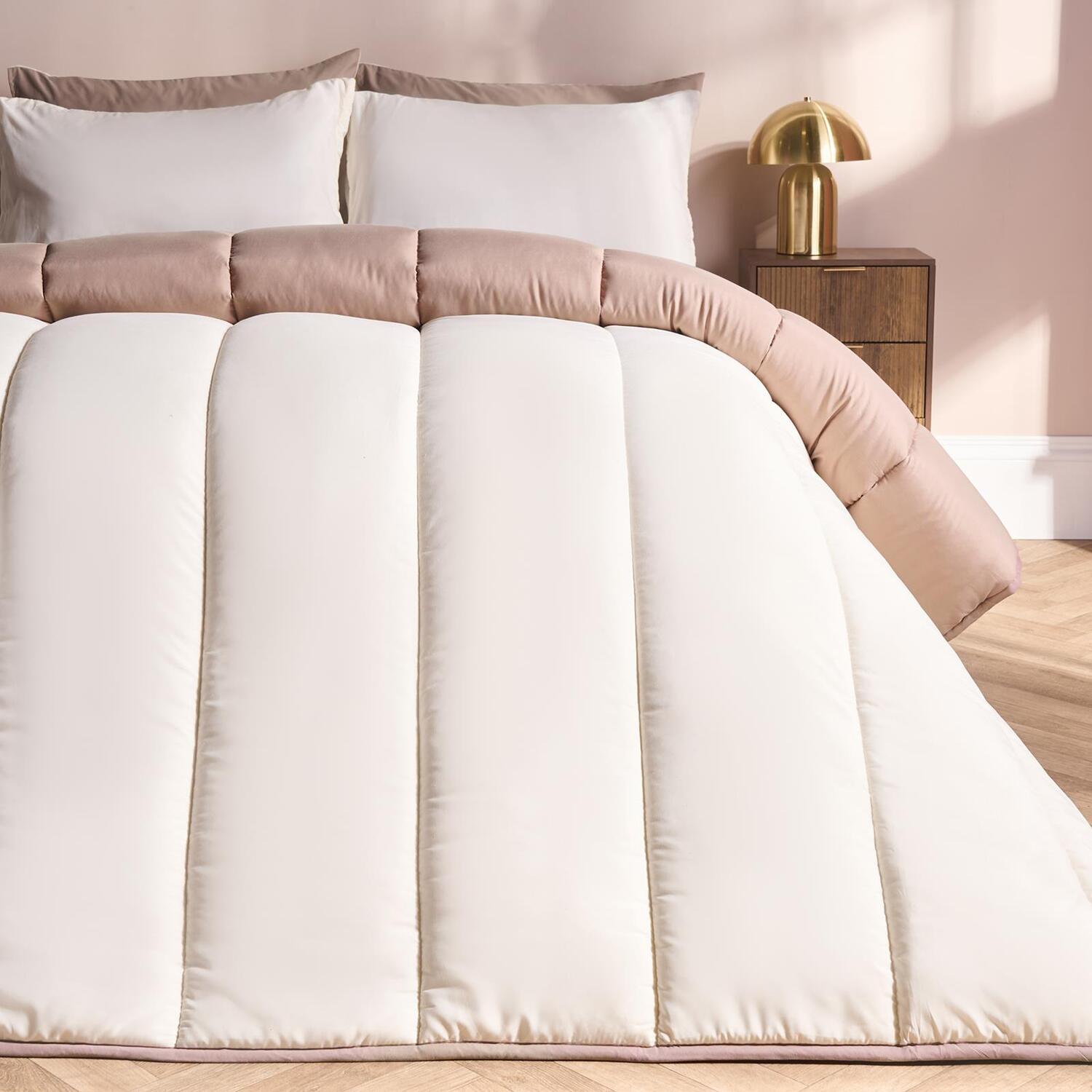 Ohs Coverless 10.5 Tog Duvet Set - Ivory/Natural / 200Cm / Single / 1.65Kg