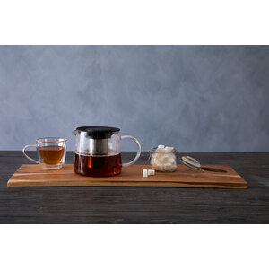 Fuso 1200ml Borosilicate Glass Teapot