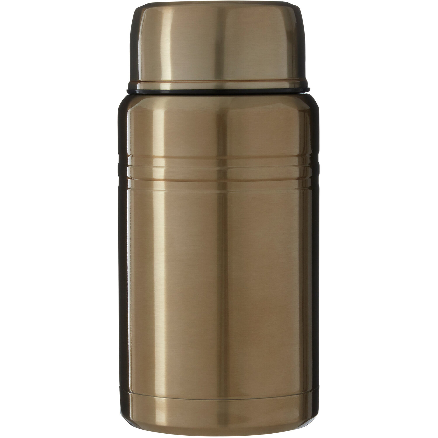 Manhattan Gold Finish Food Flask - Gold