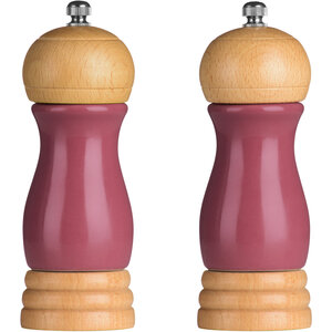 Natural Origins Pink High Gloss Salt and Pepper Mill Set