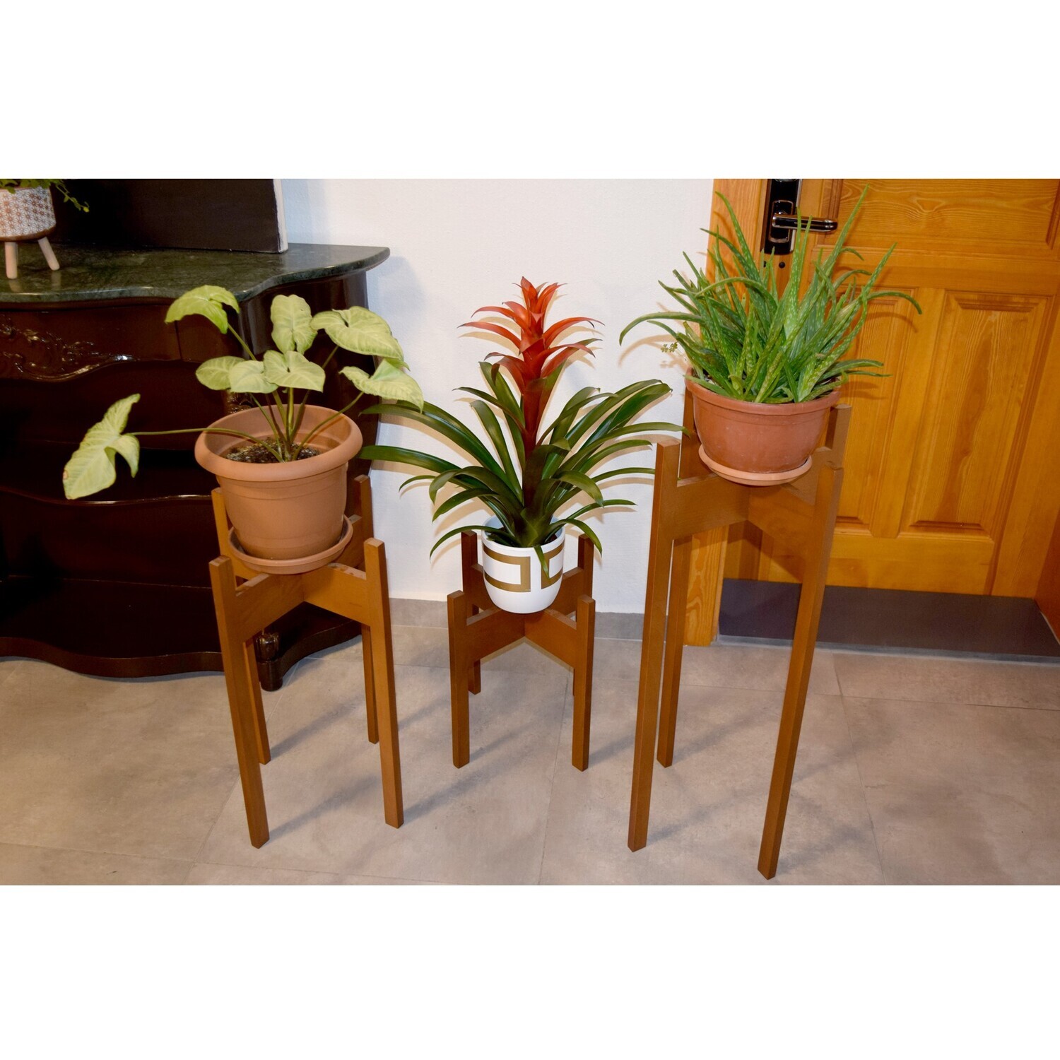 Florny 3 Pieces Plant Stand - Medium