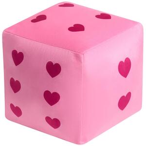 OHS Heart Print Dice Cushion
