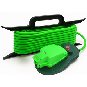 DESIRETECH 10m Outdoor Extension Lead 1-Gang - IP44 Weatherproof, 13A