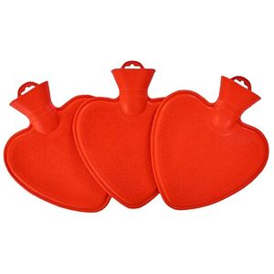 K Collection Heart Hot Water Bottle (Pack of 3)