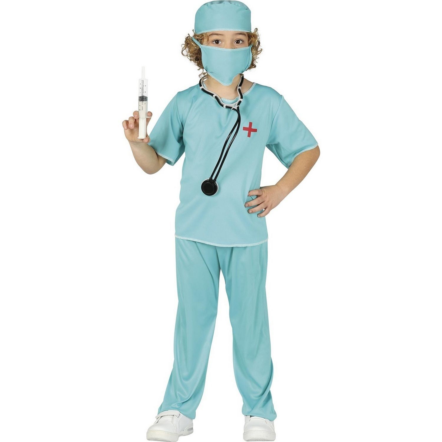 Fiestas Guirca Childrens/Kids Surgeon Costume - Blue / 5+