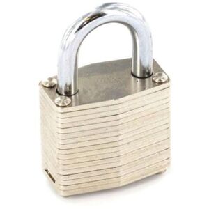 Securit Brass Laminated Cylinder Padlock