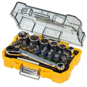 Dewalt Power Tools Dt71516 Socket & Screwdriving Set, 24 Piece