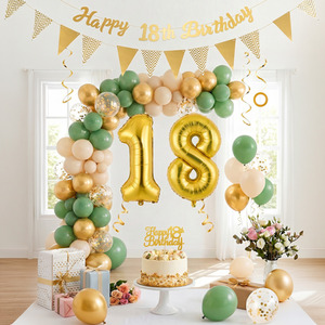 Lifeideas 31-Piece 18th Birthday Balloon Decorations Set