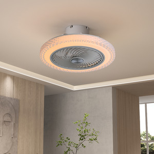 20-inch Modern Ceiling Fan with Light and Remote Control