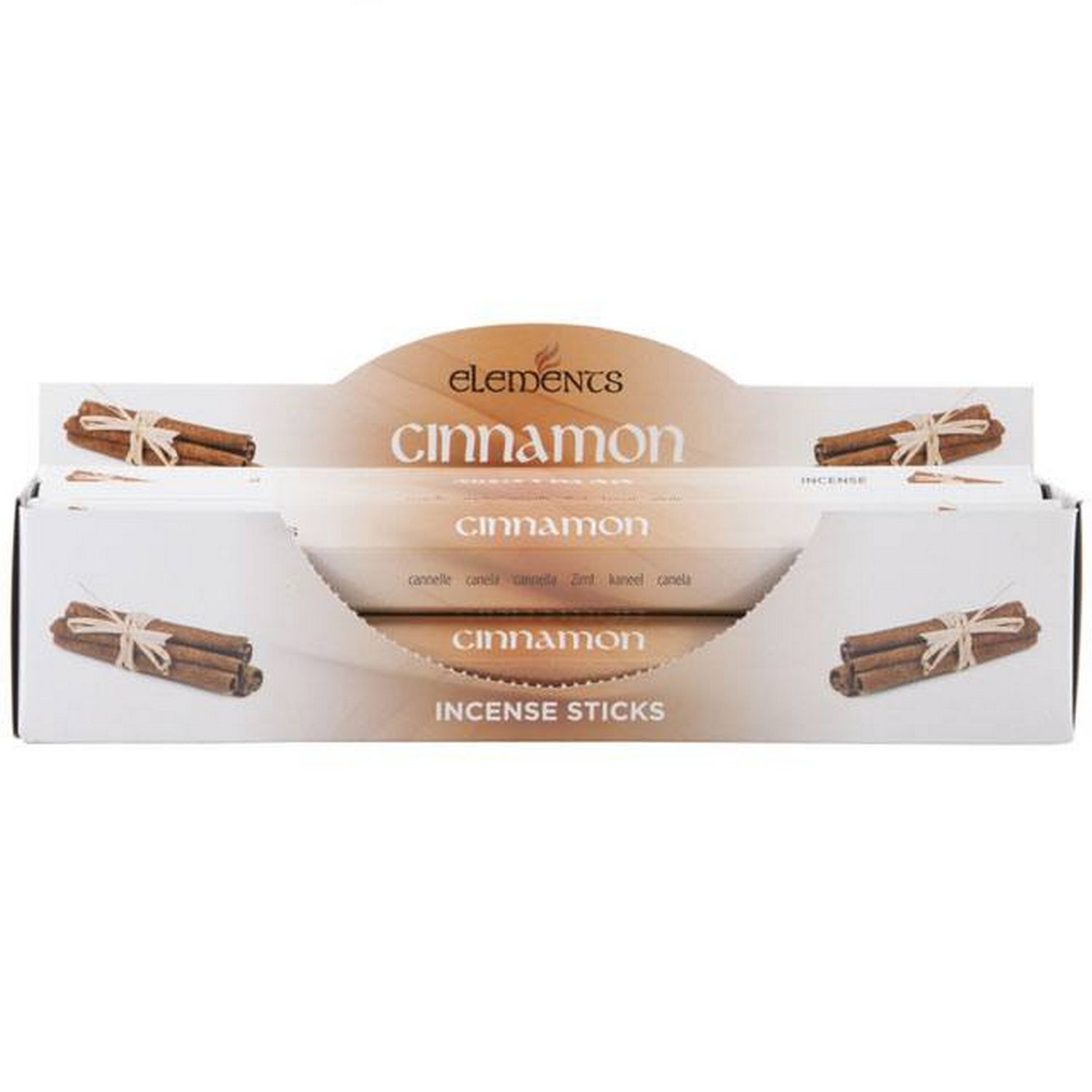 Something Different Elements Cinnamon Incense Sticks (Pack Of 6) - Multicolour