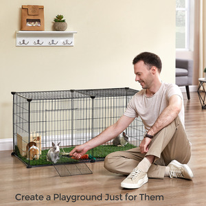 SONGMICS XL Small Animal Cage with two Doors