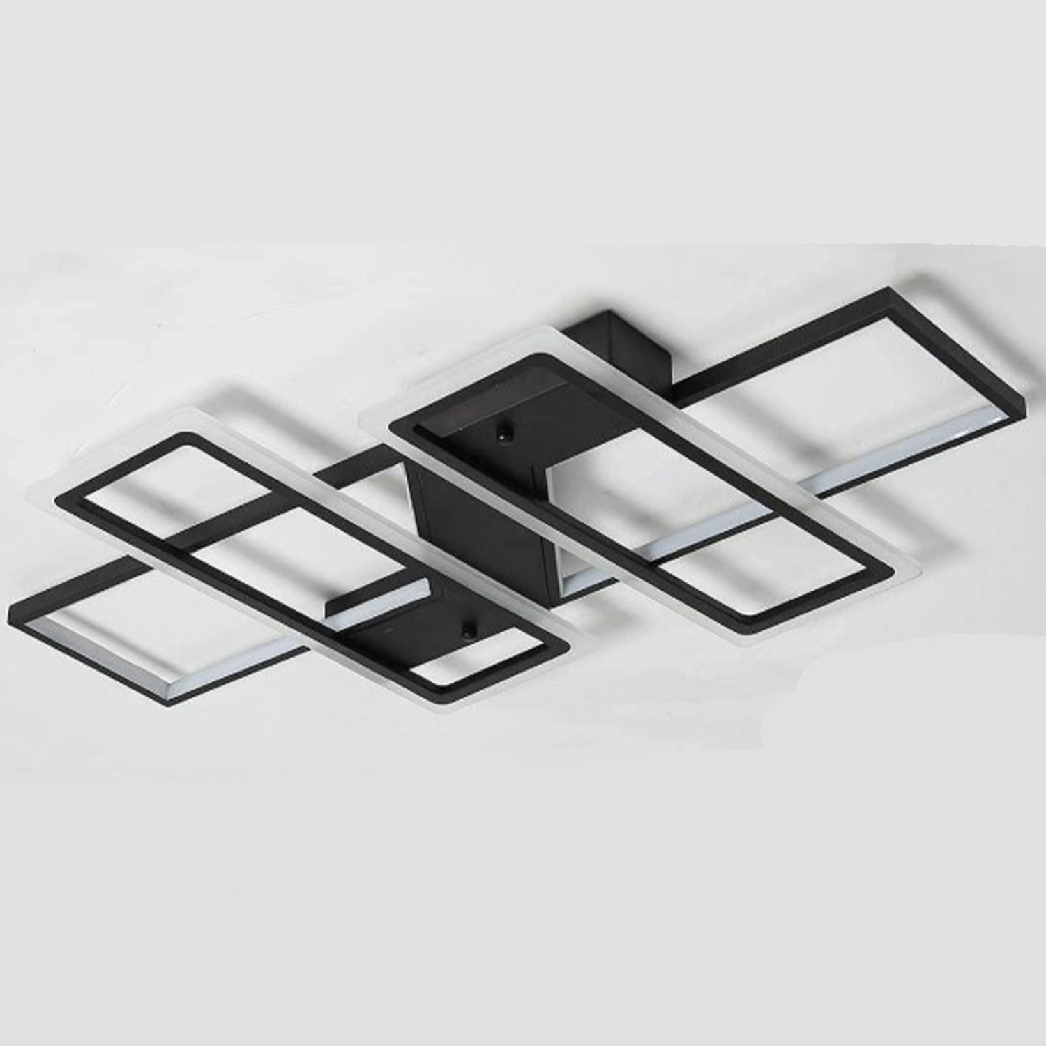 The Bath Plus Tb+ Black Ceiling Light Led Rectangles - Black