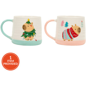 Capybara Ribbed Mug