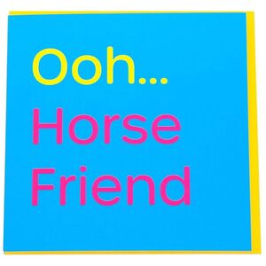 Gubblecote Horse Friend Greetings Card