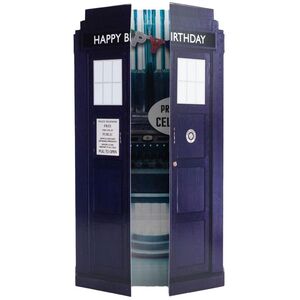 Doctor Who Tardis Birthday Card