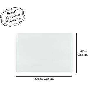 Hare & Dandelions Worktop Saver - Small Textured Glass Chopping Board