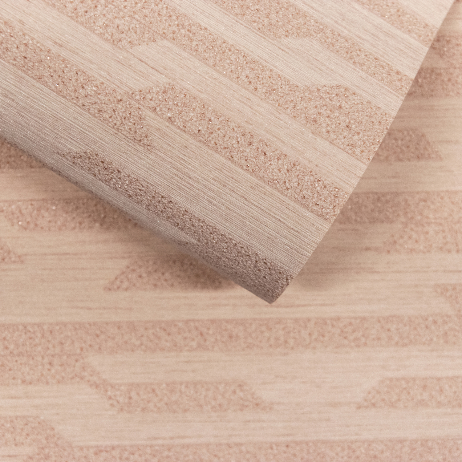 Grandeco Pink Boutique Dioret Stacked Stones Luxury Weight Embossed Wallpaper, Blush - Image 5