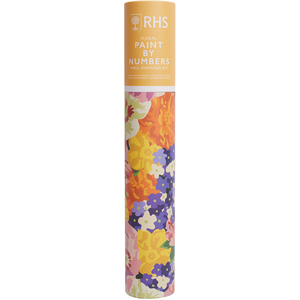 RHS Paint By Numbers Hanging Kit With 24 Paints & 3 Brushes, Multicoloured, 400 x 500 mm
